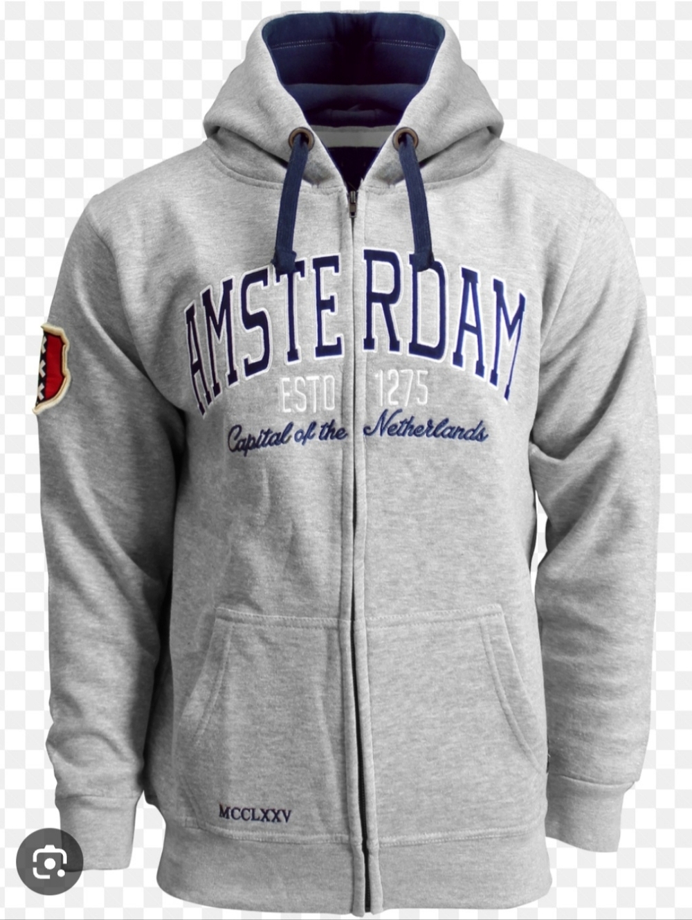 Dutch Souvenir Sweatshirt Windmill Holland Amsterdam Men Hoodie Size XL
